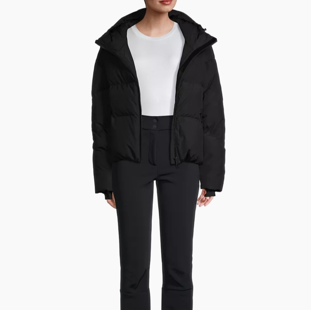 Cordova Meribel Hooded Down Puffer Ski Jacket Onyx Black - Picture 11 of 17